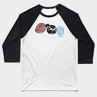 Yarn Kitty Baseball T-Shirt